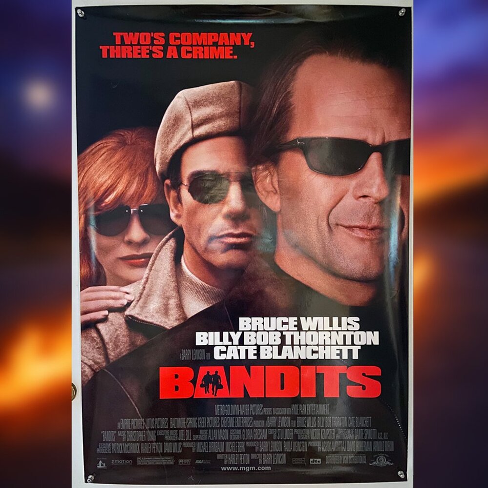 BANDITS (2001) - ORIGINAL DOUBLE SIDED MOVIE POSTER